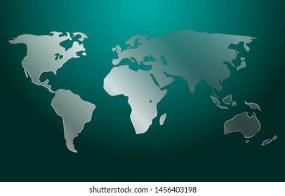 World Map Dark Background Decor Stock Vector (Royalty Free) 1456403198 ...