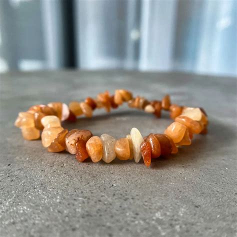 Orange Aventurine Bracelet Genuine Aventurine By Asana