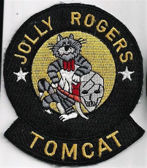 Usn Vf Patch Jolly Rogers Tomcat Full Color Ebay