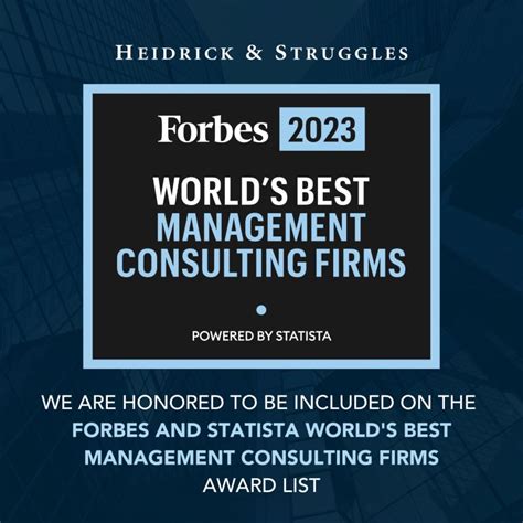 Robert Einhorn On Linkedin The Worlds Best Management Consulting Firms 2023