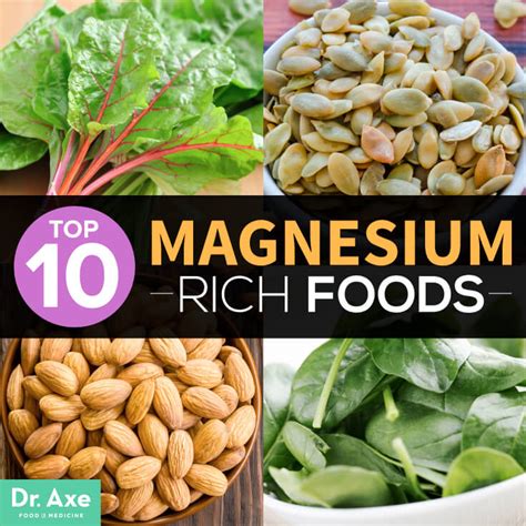 Magnesium Rich Foods - Milka Clarke Stroke Brain Trauma Foundation