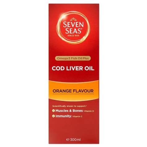 Seven Seas Pure Cod Liver Oil Extra High Strength Ml Cod Liver Oil