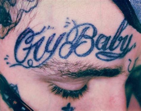 Lil peep crybaby tattoo - karmagilit