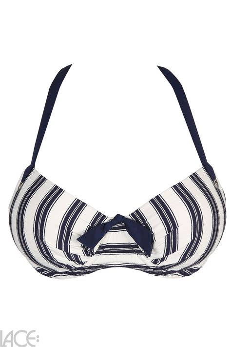 PrimaDonna Swim Leros Bikini Bandeau Beha E H Cup NATURAL Lace Lingerie Nl