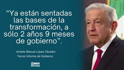 Tengan Para Que Aprendan Los Temas Y Las Frases De Amlo En Su Tercer Informe Imer Noticias