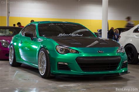 Green Subaru BRZ At Car Haven BenLevy