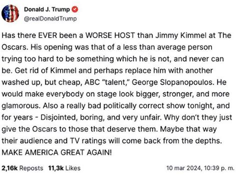 Jimmy Kimmel le respondió en vivo a Donald Trump luego de criticarlo