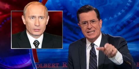 Stephen Colbert Tackles Vladimir Putins Tv Propaganda Huffpost