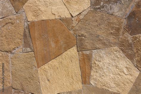 Unshaped Stone Wall Pattern Wall Made Of Rocks Stock Photo Adobe Stock