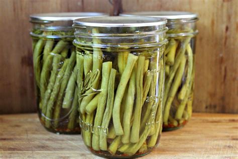 Dill Pickled Green Beans Canned