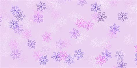 Light Purple Pink Vector Doodle Texture With Flowers 13831283 Vector