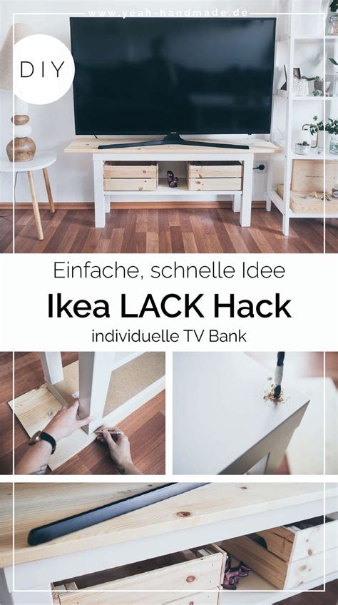 DIY Ikea Hack Lack TV Bank Ich Zeige Euch Wie Ihr Mit Einem