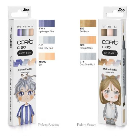 Conjunto Marcadores Layer Mix Copic Ciao Marcadores De Lcool