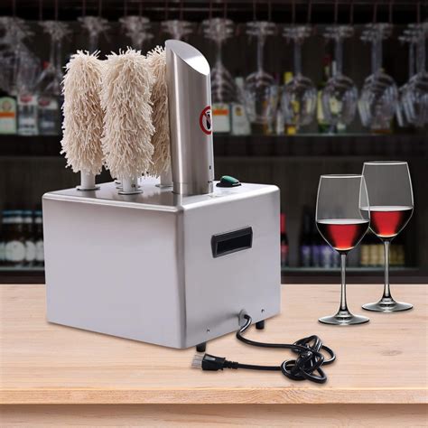 Leweiiq Electric Winery Wine Glass Polishing Machine Stainless Steel Glassware