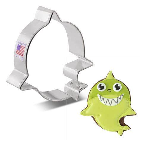 Cookie Cutter - Cute Baby Shark - Cake Decor & Baking Supplies