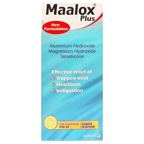 Maalox Plus Oral Suspension 250ml Uk Buy Online