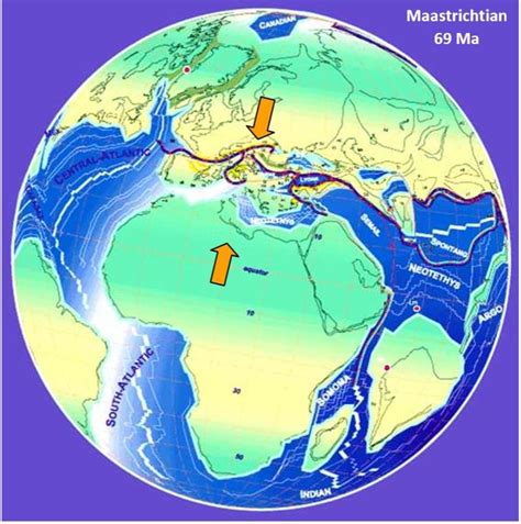 9 Schematic Reconstruction Of The Gondwana Break Up Upper Cretaceous