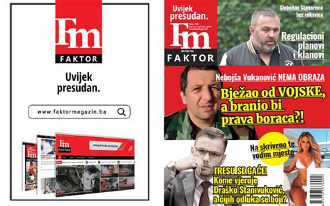 U novom broju 𝐅𝐚𝐤𝐭𝐨𝐫𝐚 čitajte Faktor magazin