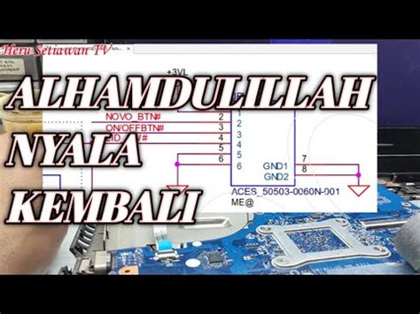 Memperbaiki Laptop Lenovo G40 30 Mati Total Fixing Dead Lenovo G40 30