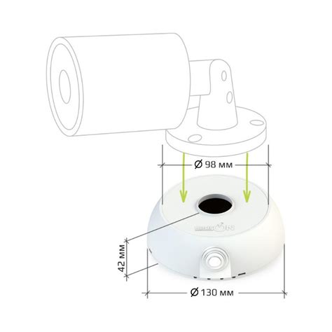 Kadron JB2-100W - универсальная монтажная коробка для камер ...