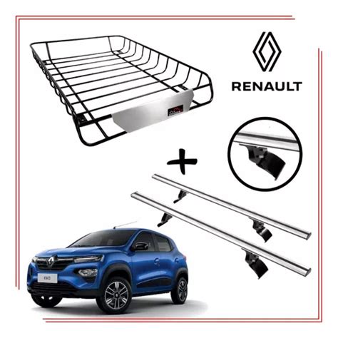 Kit Renault Kwid 2023 Porta Maletas Barras Alum Canastilla