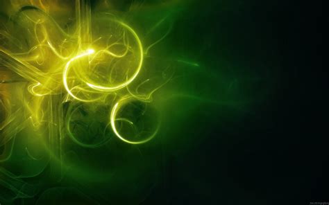 Wallpaper Abstract Green Circle Light 2560x1600 Px Computer