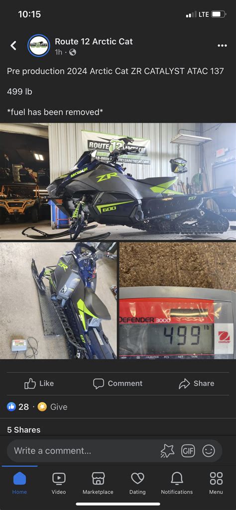 ZR600 137 ATAC Weighed Hardcore Sledder