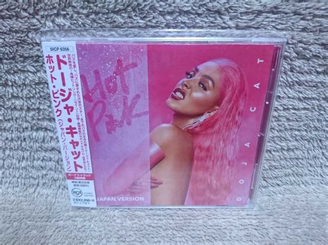 【やや傷や汚れあり】doja Cat／hot Pink／japan Version／国内盤／帯付き／ステッカー付き／ドージャ・キャット／ホット