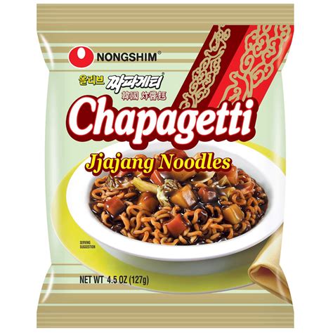 Pack Of 10 Nongshim Chapagetti Jjajang Noodles 45 Oz10 Pack