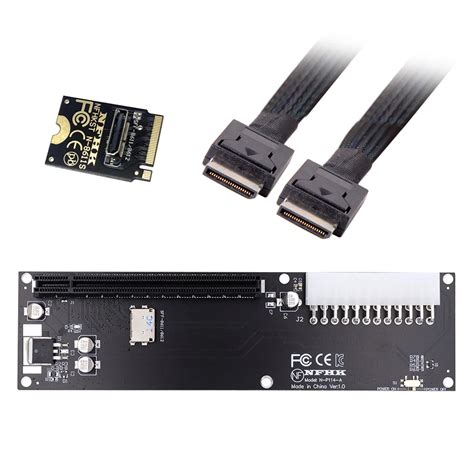 Xiwai Oculink SFF 8612 To PCI E 3 0 X16 M 2 M Key To SFF 8611 Host