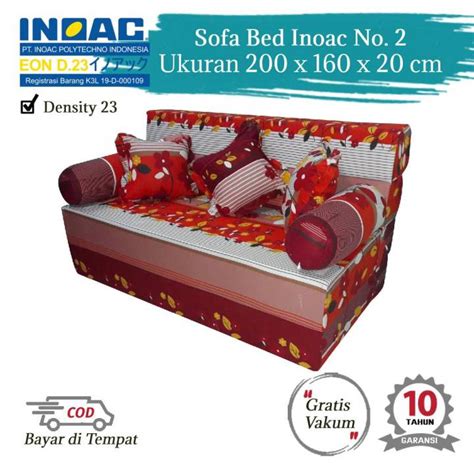 Sofa Bed Inoac D Tebal Ukuran No X X Cm Sofabed