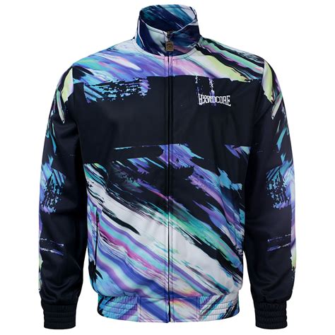 Hardcore Trainingsjacke Jack Iridescent Black Blue Code