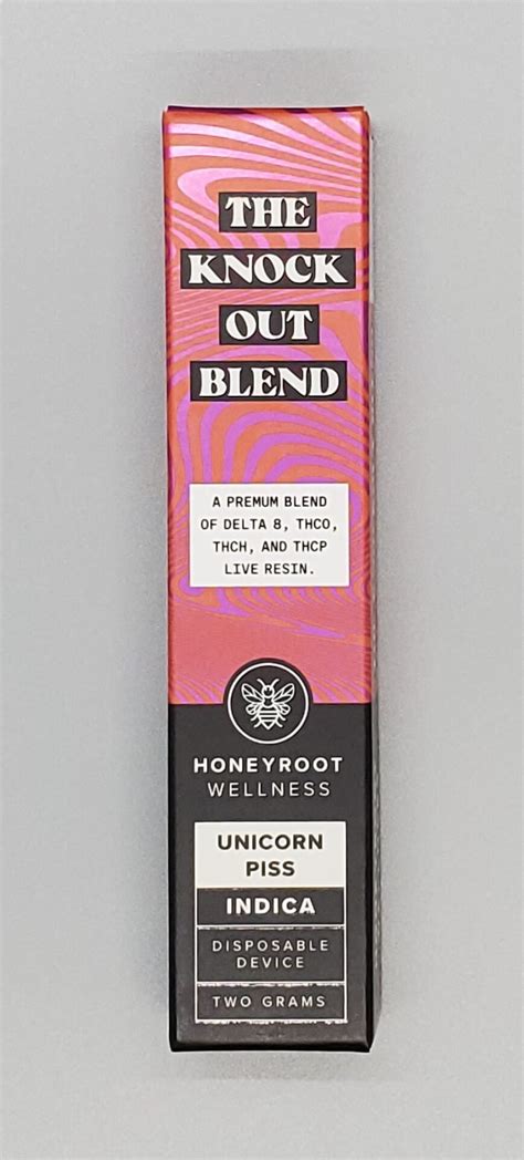 Honeyroot Live Resin Delta Thc O Thc P Knockout Blend G Disposable