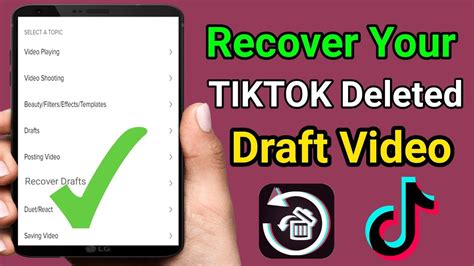 How To Get Your Drafts Back On Tiktok Zeru