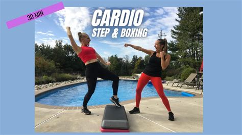 Cardio Step Aerobics And Kickboxing Workout Minute Of Fun Youtube