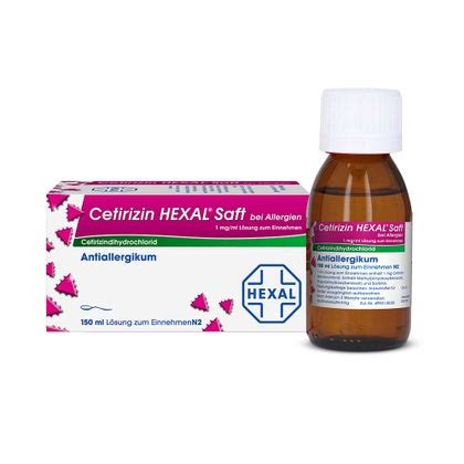 Cetirizin Hexal Saft Bei Allergien Ml Ml Online Kaufen Docmorris