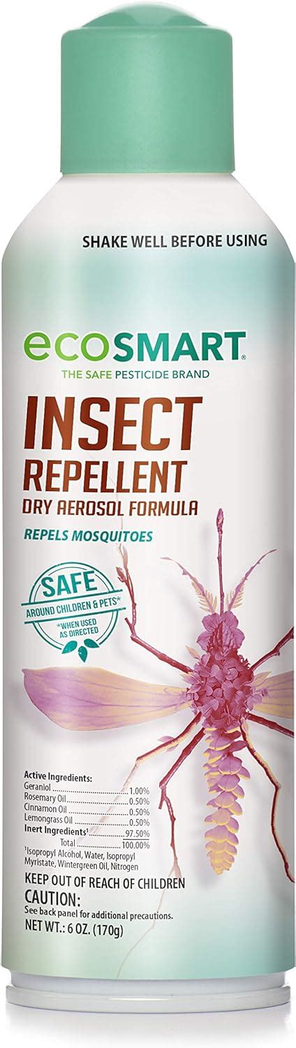 Ecosmart Organic Insect Repellent Best Natural Bug Spray 6 Oz Aerosol Spray Can 2