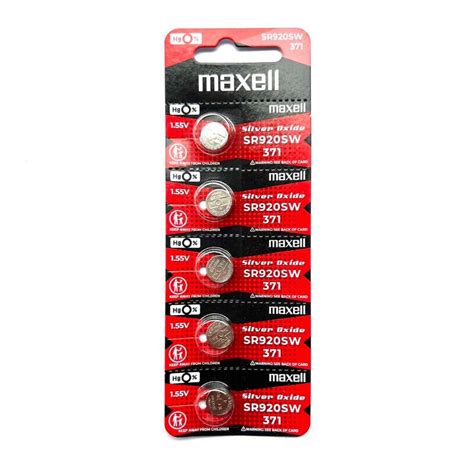 Sr Sw Maxell Original Battery V Coin Cell Watch Battery