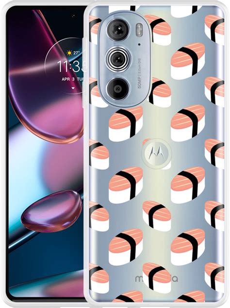 Cazy Hoesje Geschikt Voor Motorola Edge 30 Pro Sushi Bol