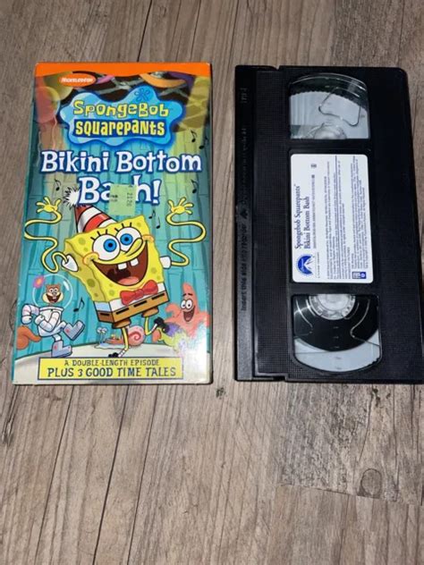 VHS SPONGEBOB SQUAREPANTS Bikini Bottom Bash VHS 2002 7 89