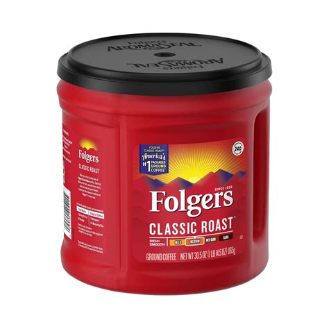 Folgers Classic Roast Ground Medium Coffee 865g | ASO
