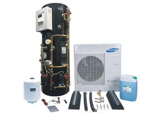 Samsung 5kW Air Source Heat Pump ASHP And Hot Water Cylinder Supplied