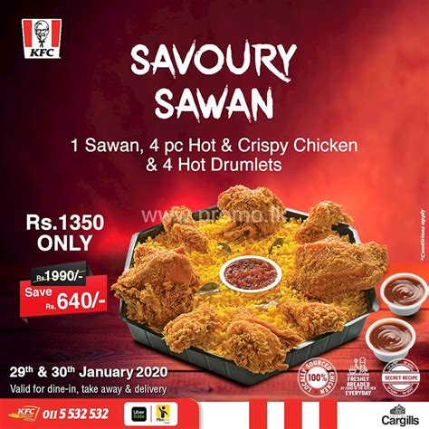 The Kfc Savory Sawan Is Back Get A Sawan 4pc Hot And Crispy Chicken 4 Hot Drumlets Only For Rs