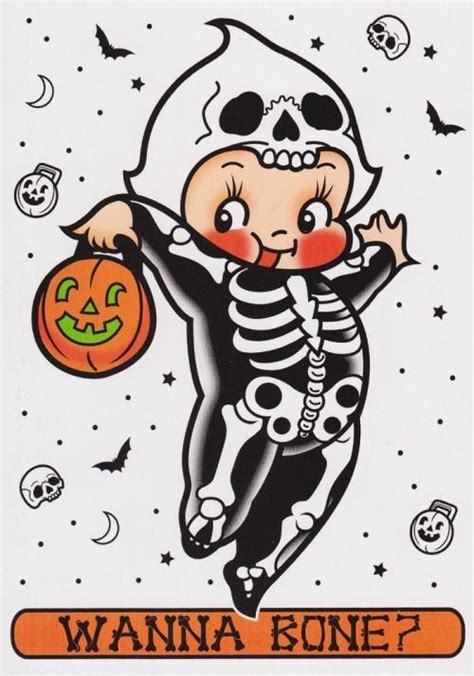 Kewpie Dolls Tumblr Vintage Halloween Art Halloween Tattoos