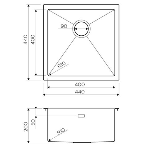 Мойка кухонная Omoikiri Taki 44-U/IF GM 4973521 (вороненая сталь ...