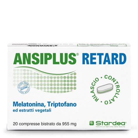 Ansiplus Retard Melatonina Compresse Fast Slow Linfafarmacie It