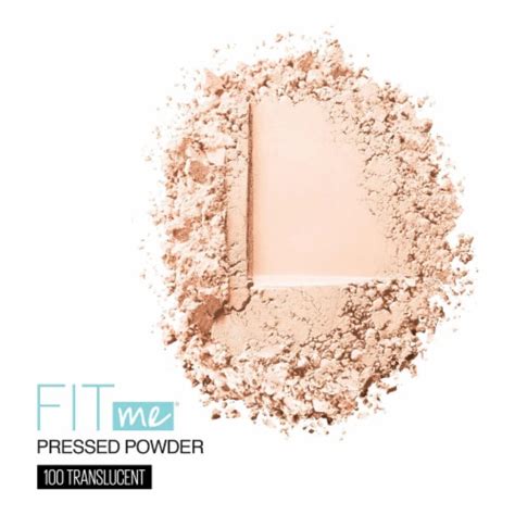 Maybelline Fit Me Matte Poreless Pressed Face Powder 100 Translucent