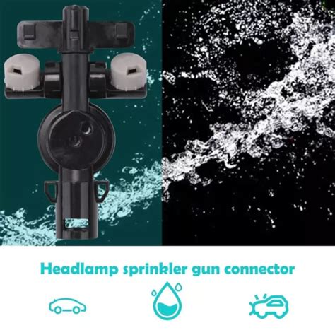 X Headlight Water Spray Nozzle Washer Connector Adapter Holder For