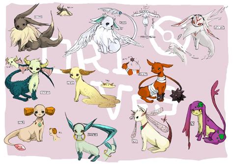 Pokemon concept art • Eevee Evolutions | Pokemon eeveelutions, Eevee ...