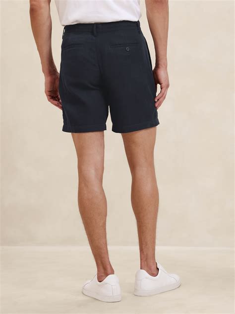 Linen Blend Shorts Banana Republic Factory